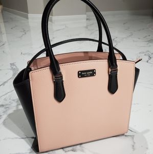 Kate Spade Medium Satchel Dual Color Pink & Black